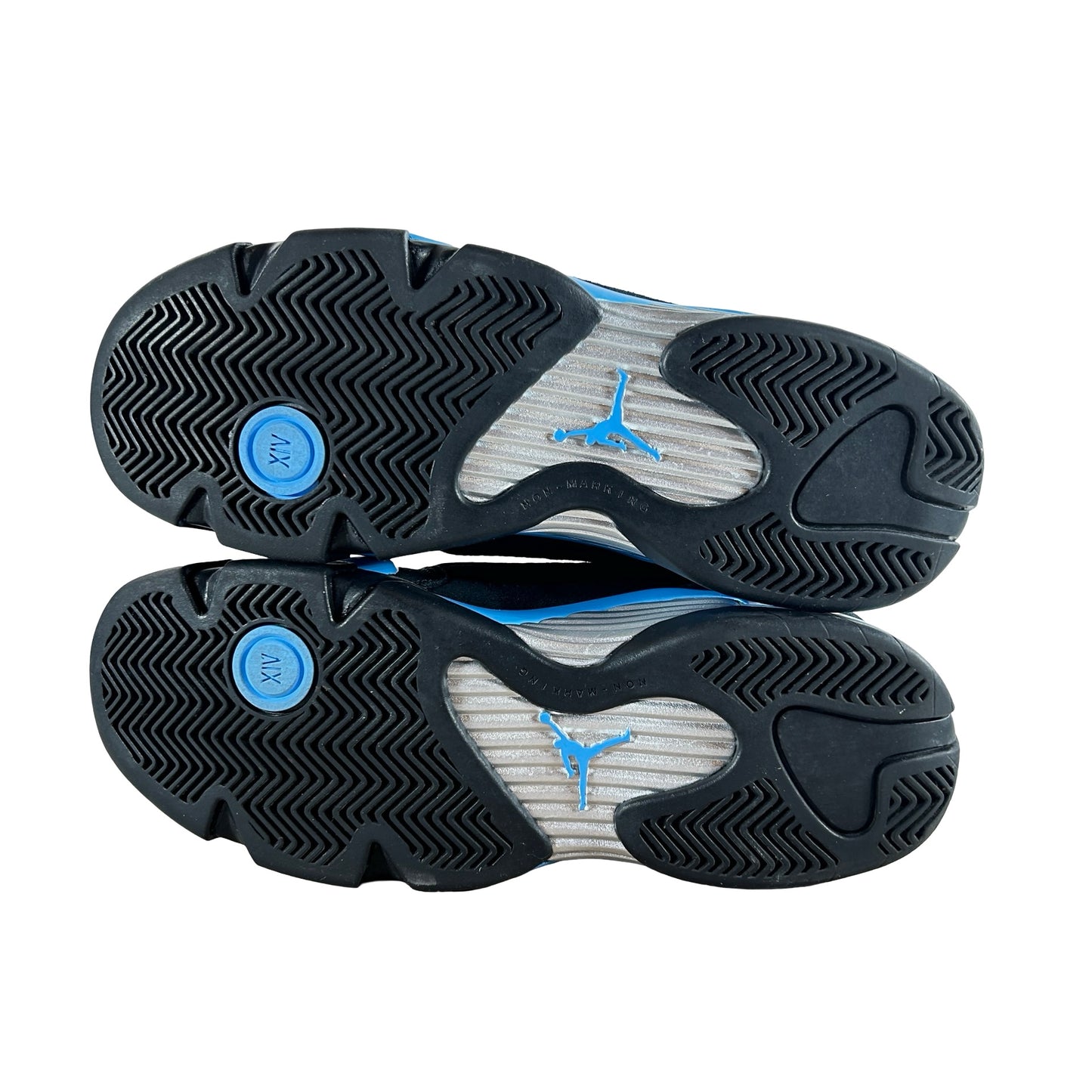 487524 007 Air Jordan 14 Retro Black University Blue (2026) (GS) [USED] - 6 Y (Used)