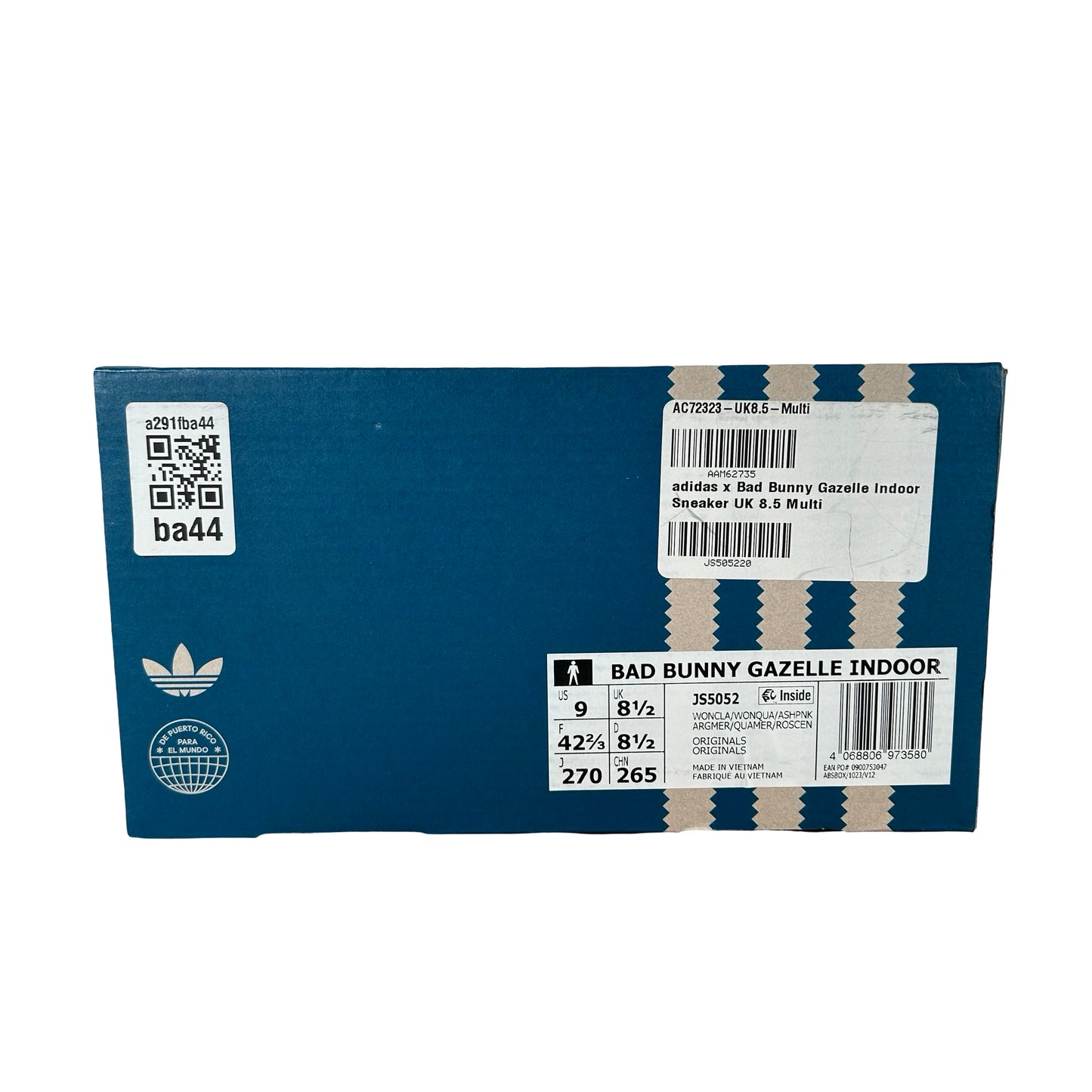 JS5052 adidas Gazelle Indoor Bad Bunny Cabo Rojo [USED] - 9 M (Used)