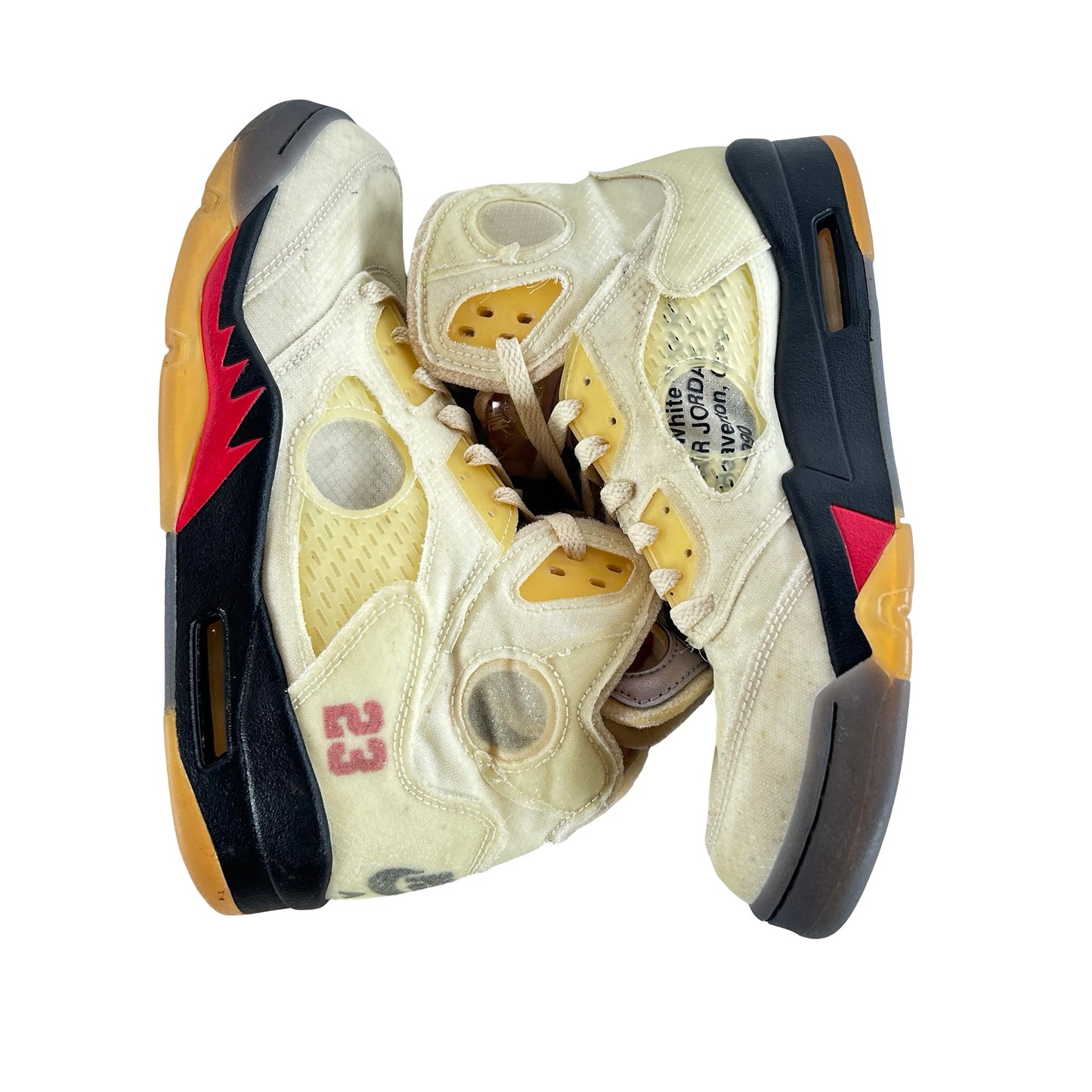 DH8565 100 Jordan 5 Off-White Sail [USED] - 9 M (Used9)