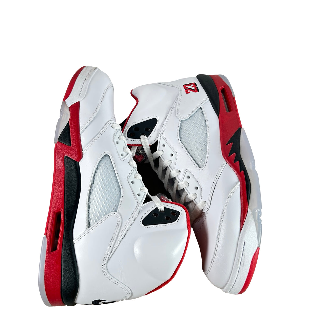 HQ7978 101 Jordan 5 Retro Fire Red Black Tongue (2025) [USED] - 11.5 M (Used4)
