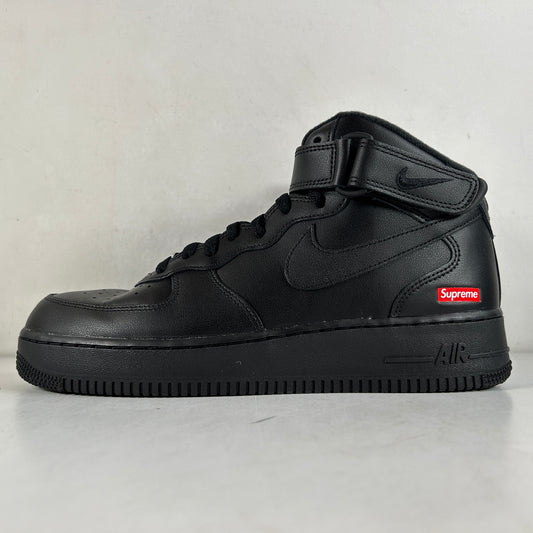 FZ8784 001 Nike Air Force 1 Mid Supreme Black [USED] - 9.5 M (VNDS)