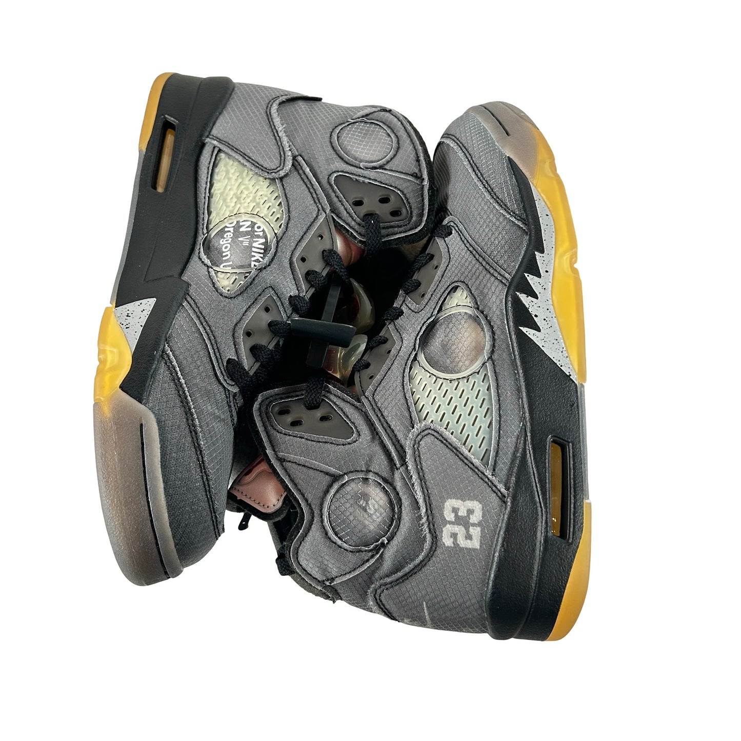 CT8480 001 Jordan 5 Off-White Black [USED] - 9 M (VNDS2)