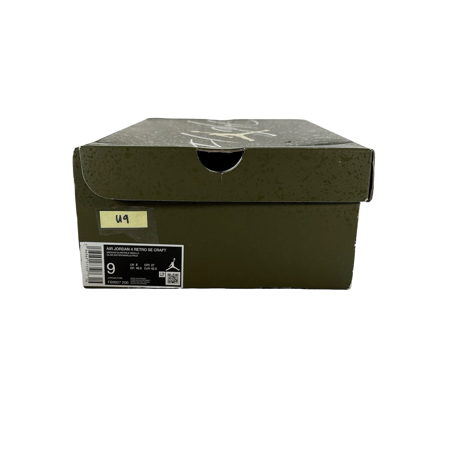 FB9927 200 Air Jordan 4 Craft Medium Olive [USED] - 9 M (Used9)