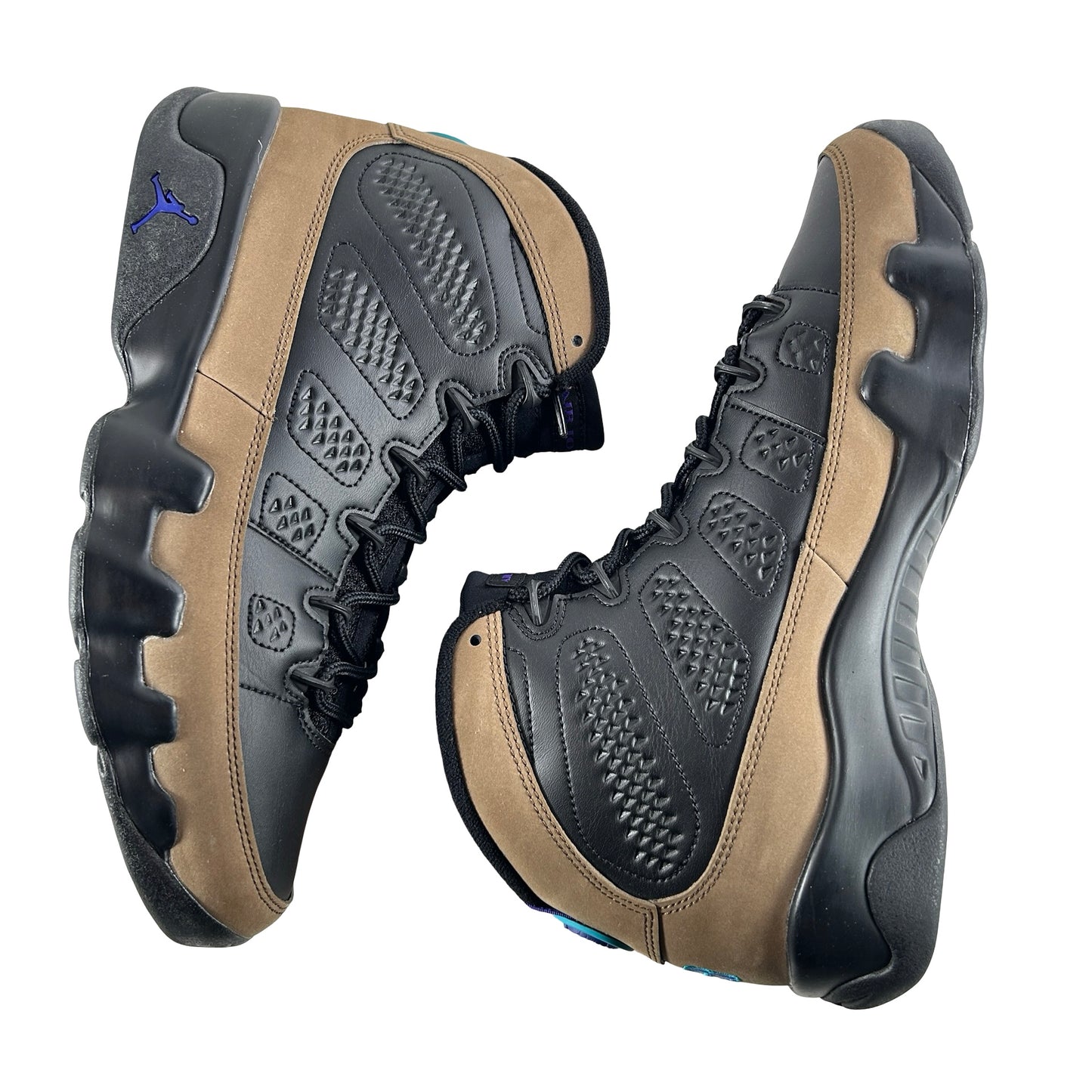 CT8019 034 Jordan 9 Retro Light Olive Concord [USED] - 10.5 (Used)