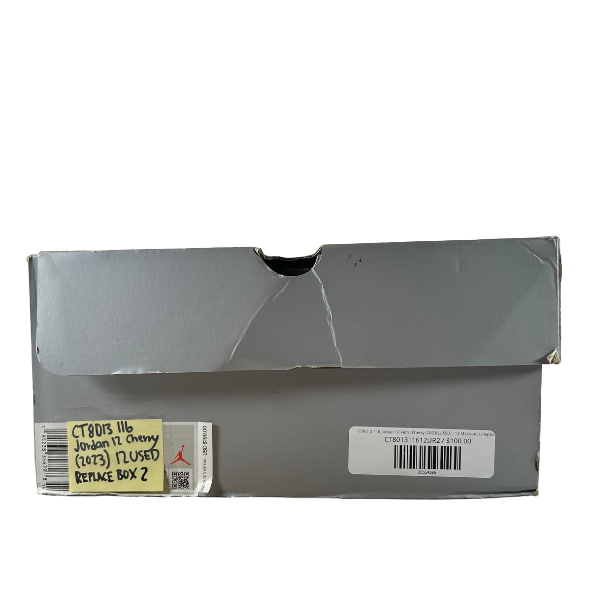 CT8013 116 Jordan 12 Retro Cherry (2023) [USED] - 12 M (Used2) (Replace Box2)