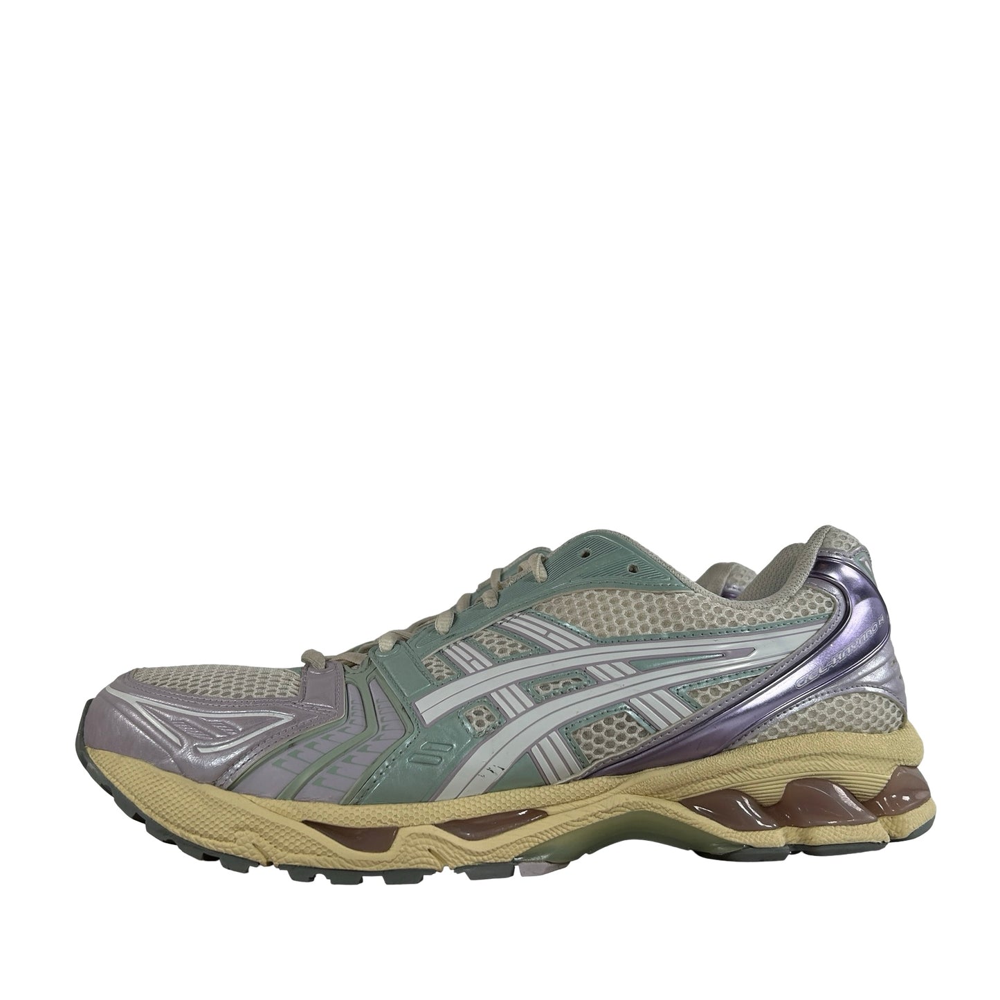 1203A537 105 ASICS Gel-Kayano 14 Cream Dusk Violet [USED] - 10.5 M (Used)
