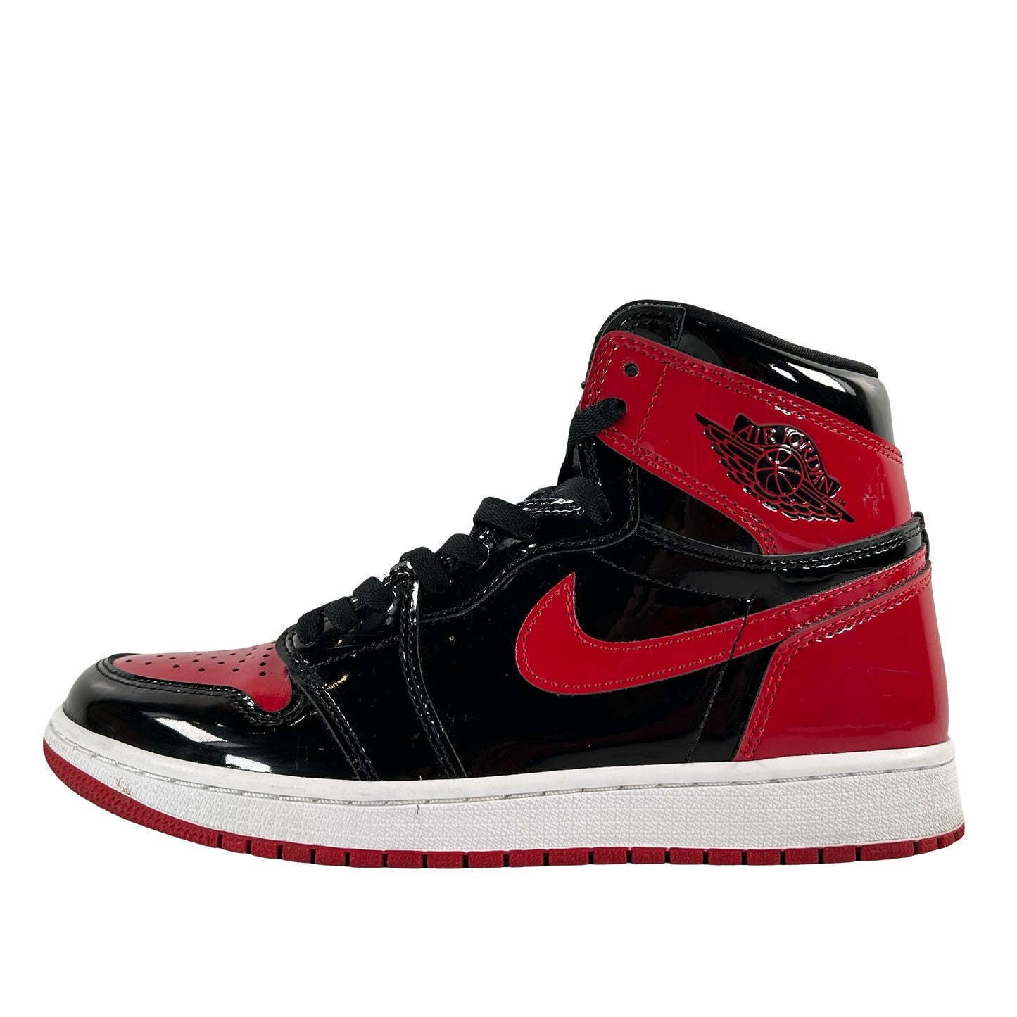 555088 063 Jordan 1 Retro High OG Patent Bred [USED] - 9 M (Used3) (No Box3)