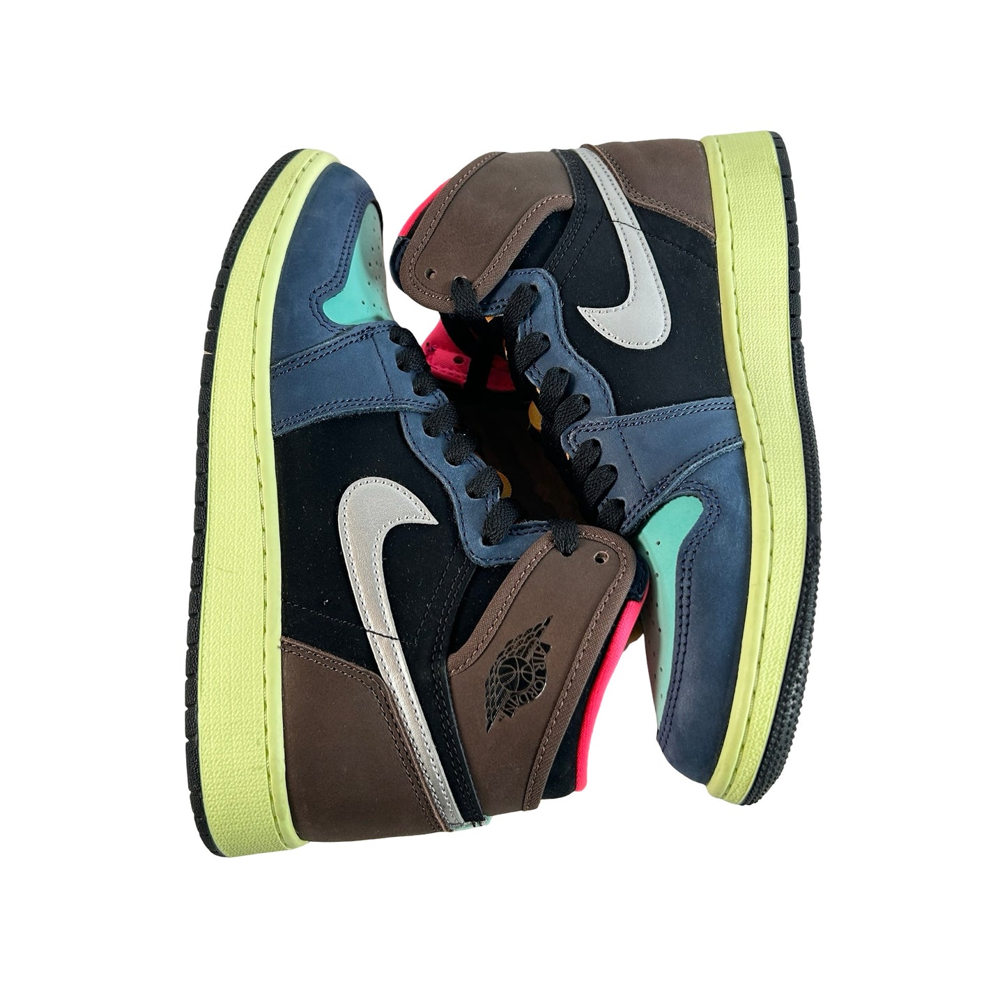 575441 201 Jordan 1 Retro High Tokyo Bio Hack (GS) [USED] - 5 Y (Used) (No Box)