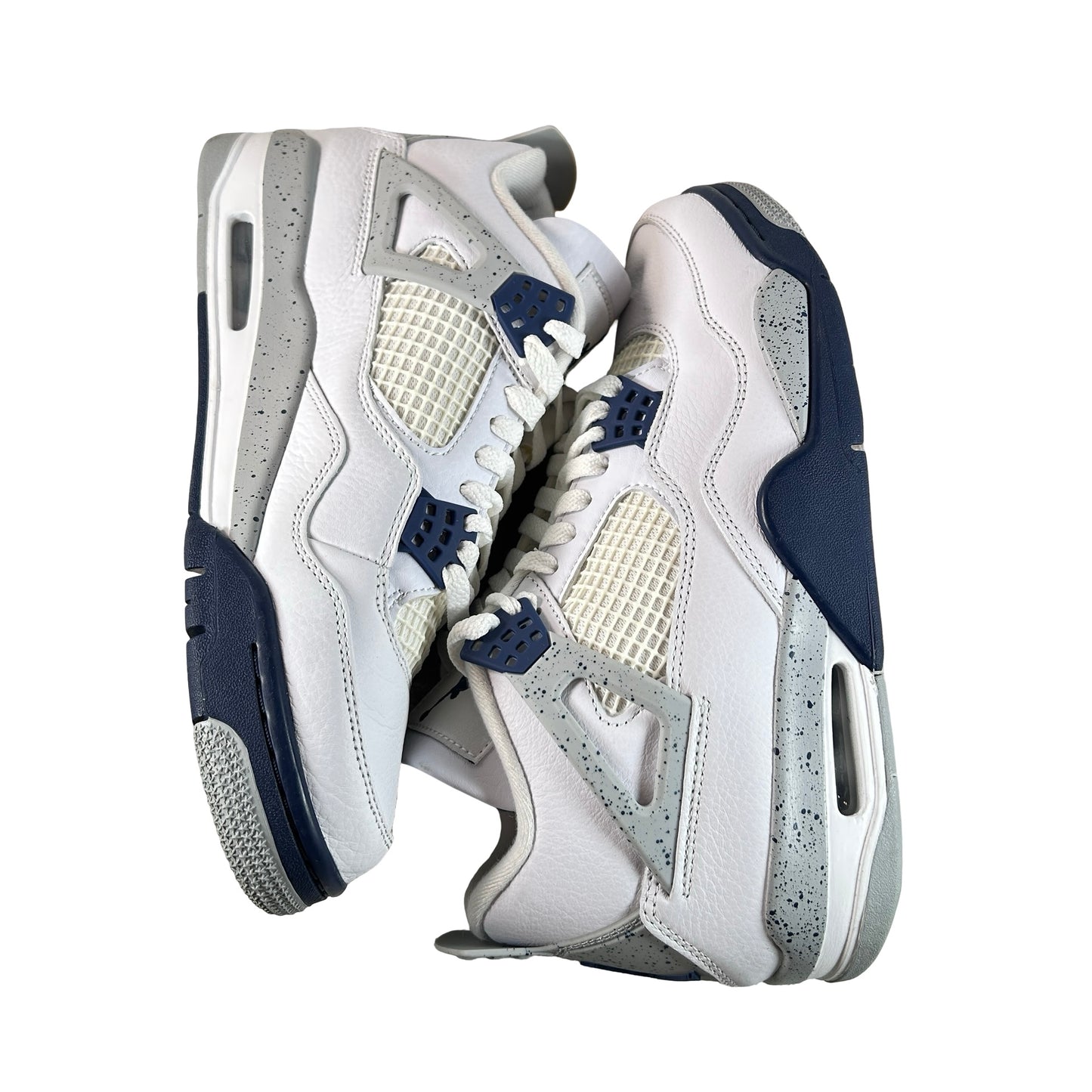DH6927 140 Jordan 4 Retro Midnight Navy [USED] - 9 M (Used) (No Box)