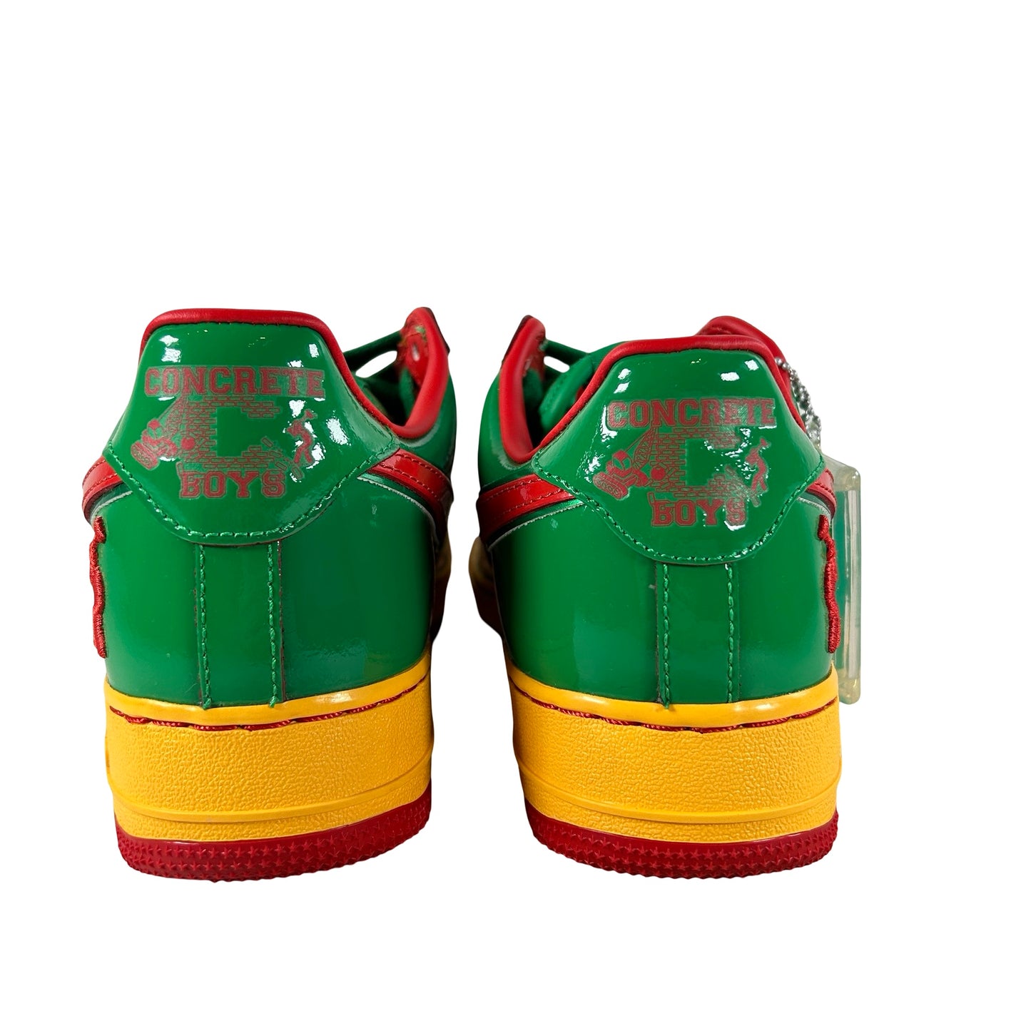 IH4383 300 Nike Air Force 1 Low Lil Yachty Concrete Boys Lucky Green [USED] - 7 M (Used)