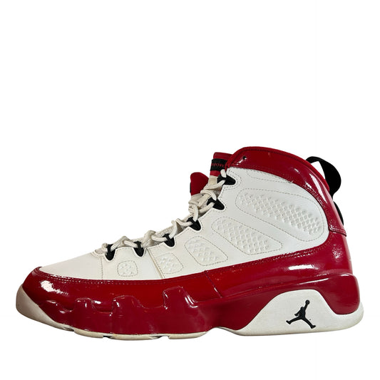 302370 160 Jordan 9 Retro White Gym Red [USED] - 11 M (Used) (Replace Box)