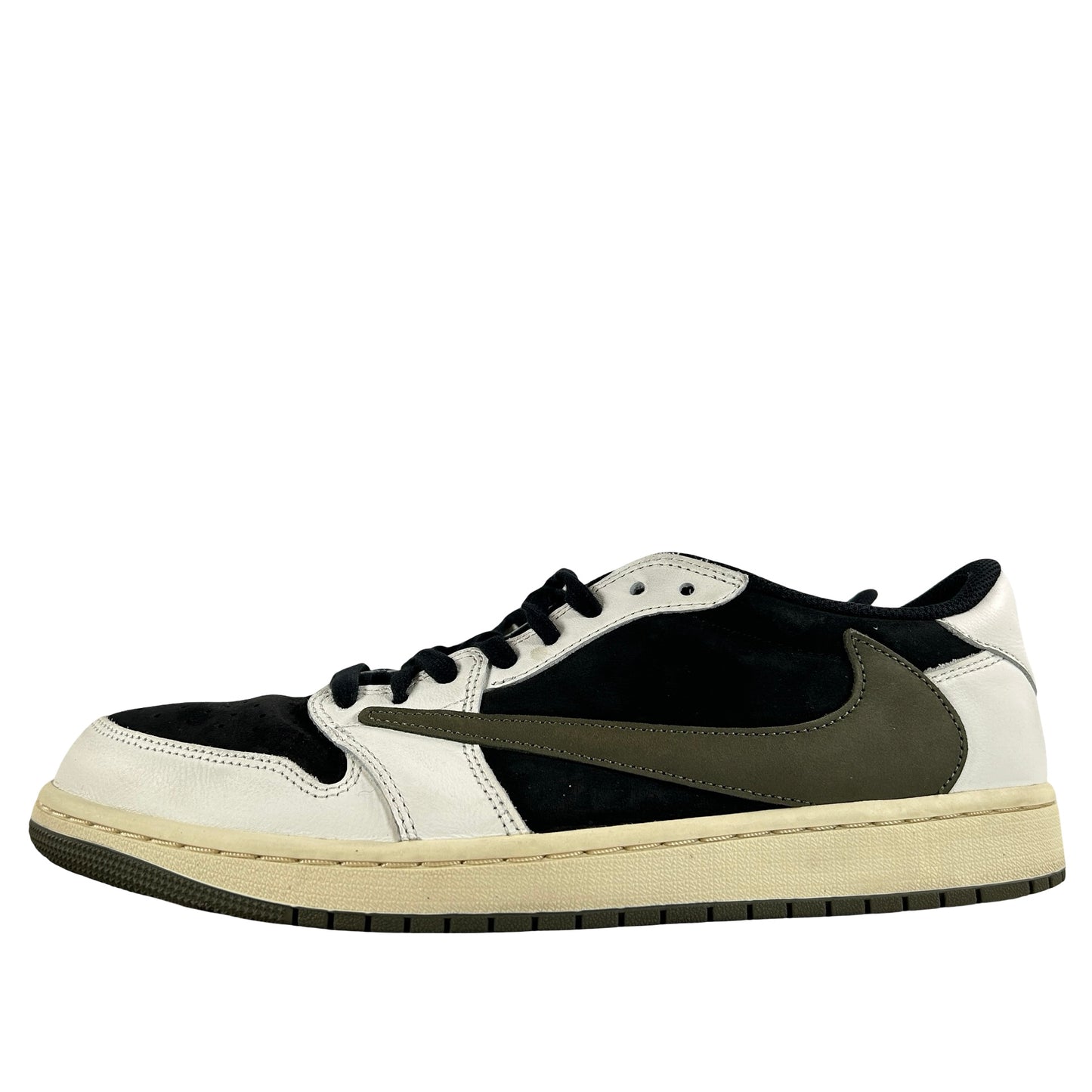 DZ4137 106 Jordan 1 Retro Low OG SP Travis Scott Olive (W) [USED] - 12.5 W (Used2)