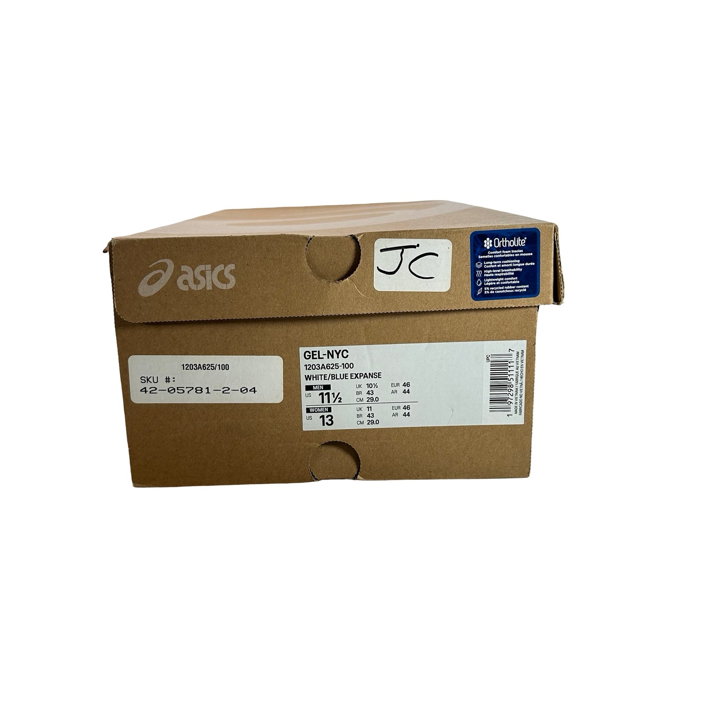 1203A625-100 ASICS Gel-NYC Indigo - 11.5 M (Used)