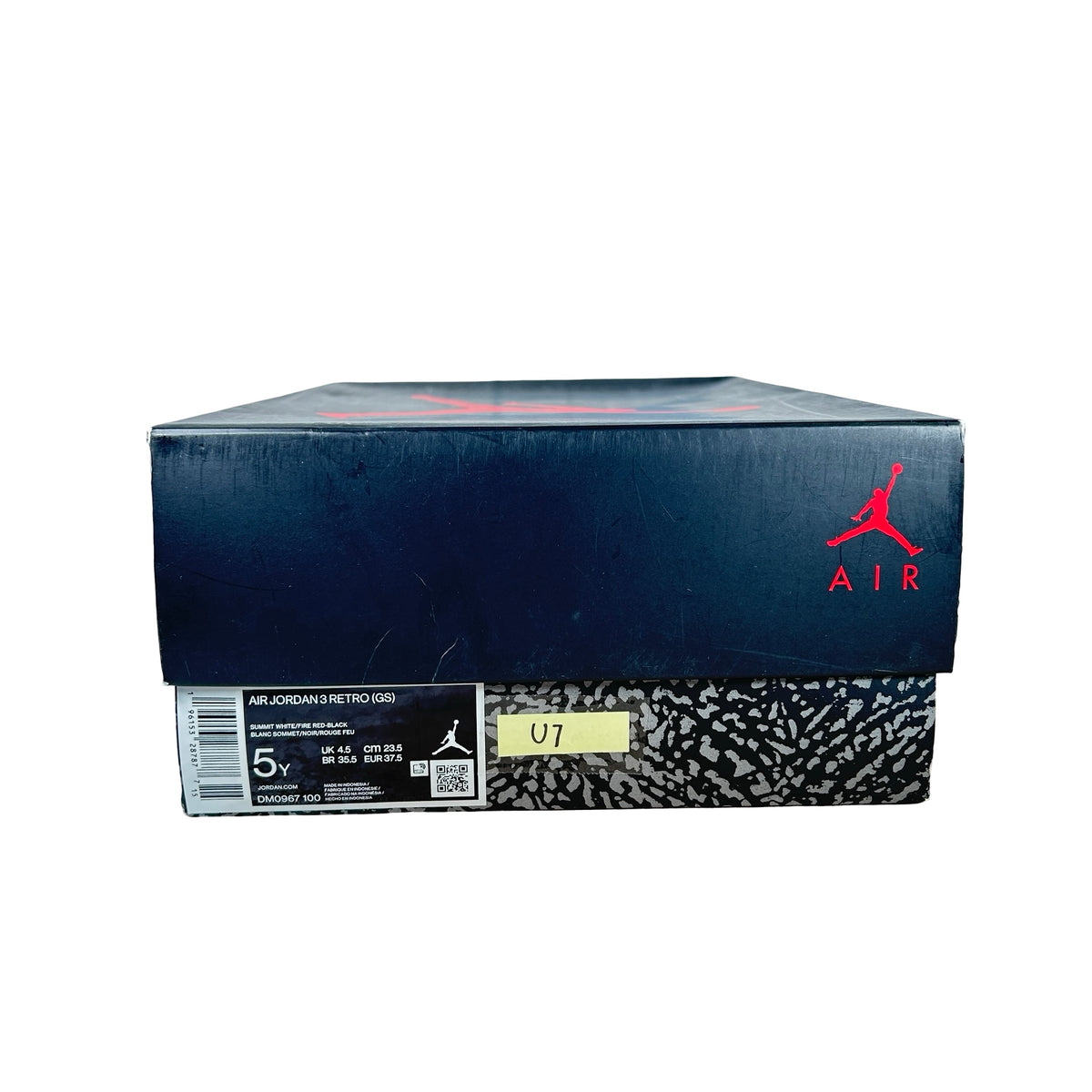 DM0967 100 Jordan 3 Retro White Cement Reimagined (GS) [USED] - 5 Y (Used7)