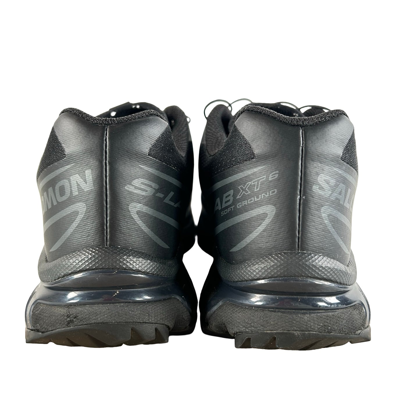L41086600 Salomon XT-6 Triple Black [USED] - 9 M (Used) (No Box)
