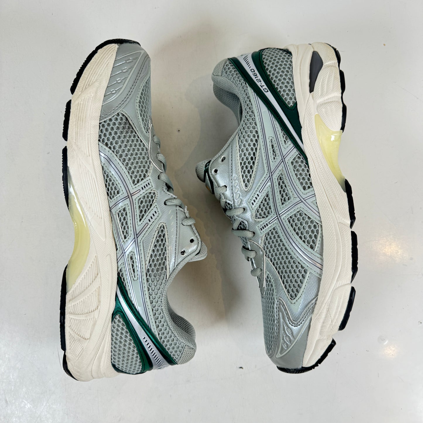 1203A275 022 ASICS GT-2160 Seal Grey Jewel Green [USED] - 9.5 M (Used) (Replace Box)