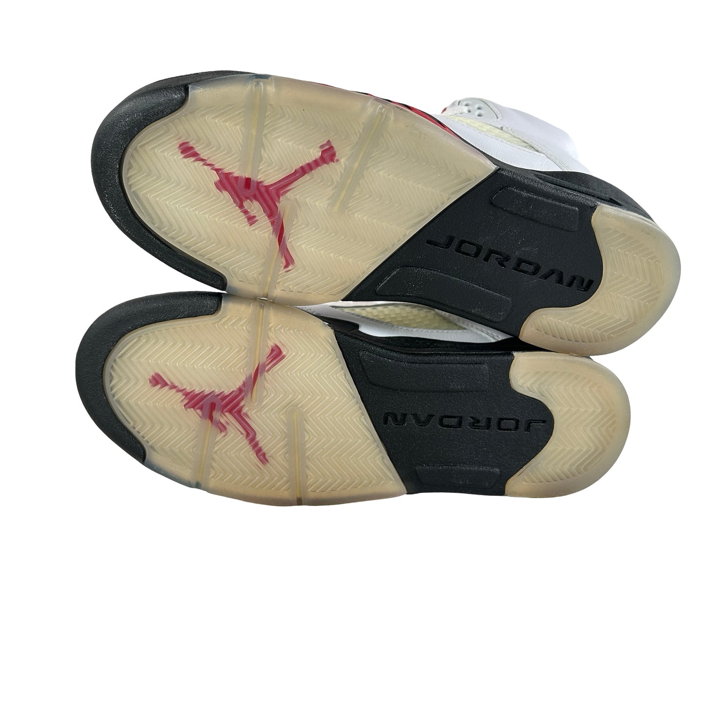 440888 102 Jordan 5 Retro Fire Red Silver Tongue (2020) (GS) [CONDITIONAL] - 6 Y (Yellowing) (Replace Box)