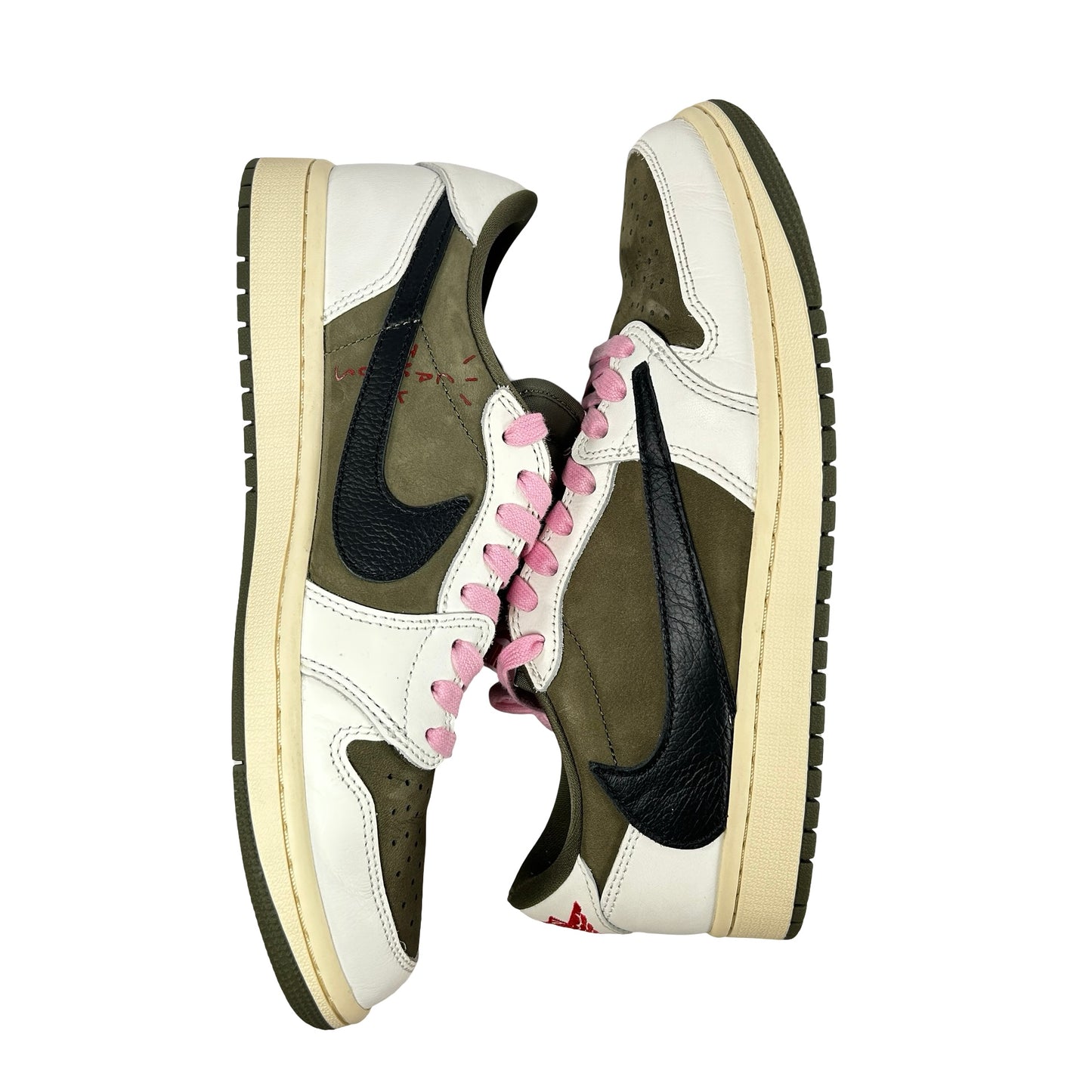 DM7866 200 Jordan 1 Retro Low OG SP Travis Scott Medium Olive [USED] - 8 M (Used2)