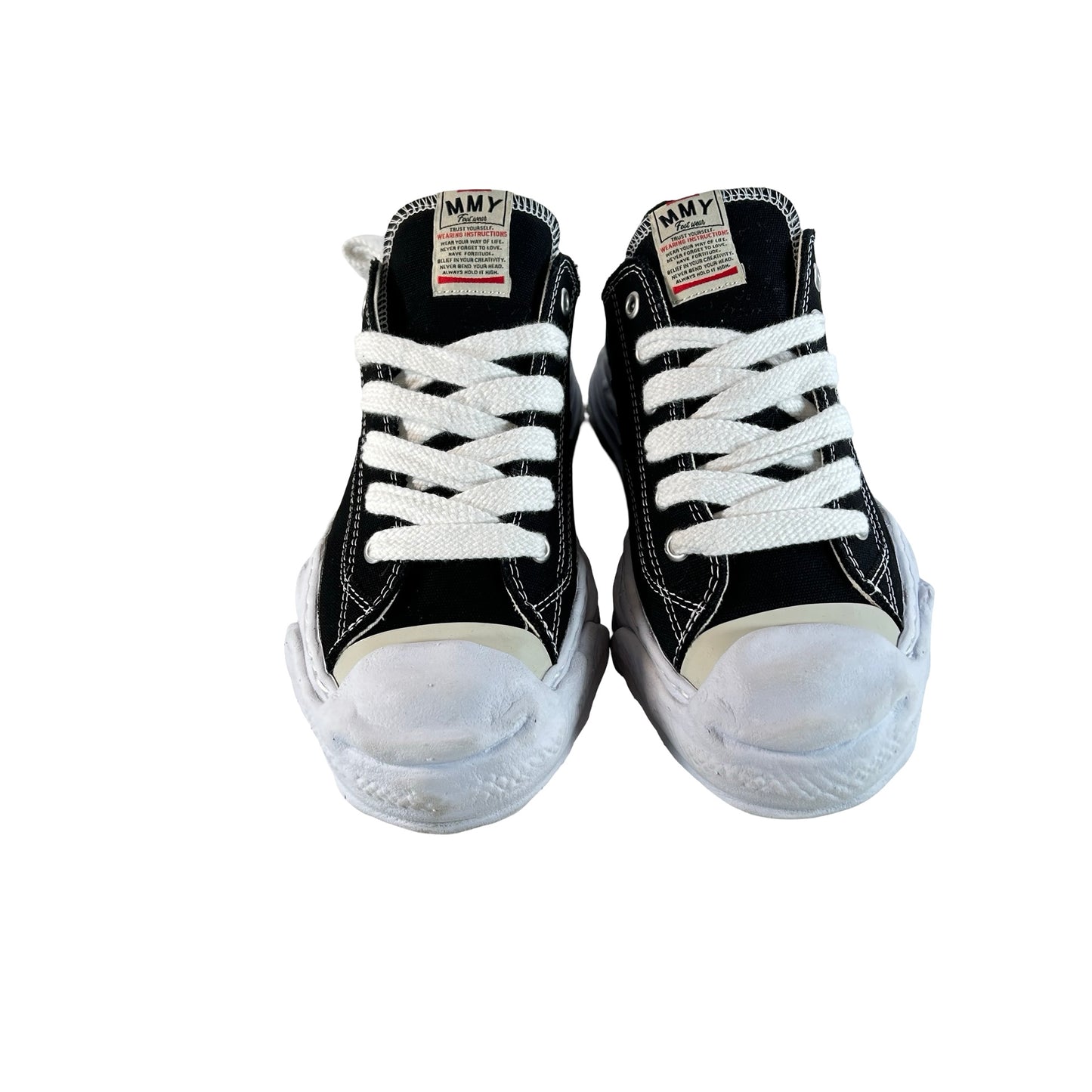 A05FW702 Maison Mihara Yasuhiro Hank OG Sole Canvas Low Black [USED] - 45 EU (Used2)