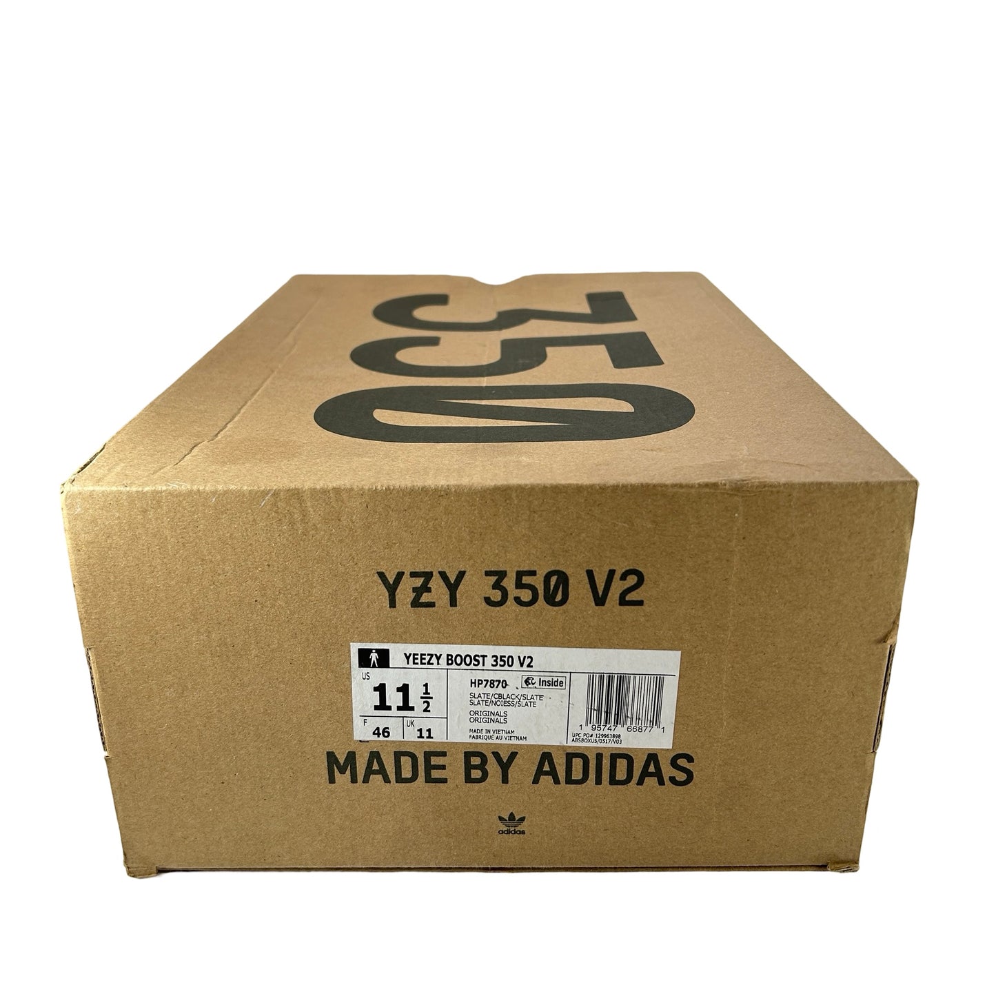 HP7870 adidas Yeezy Boost 350 V2 Slate [USED] - 11.5 M (Used)