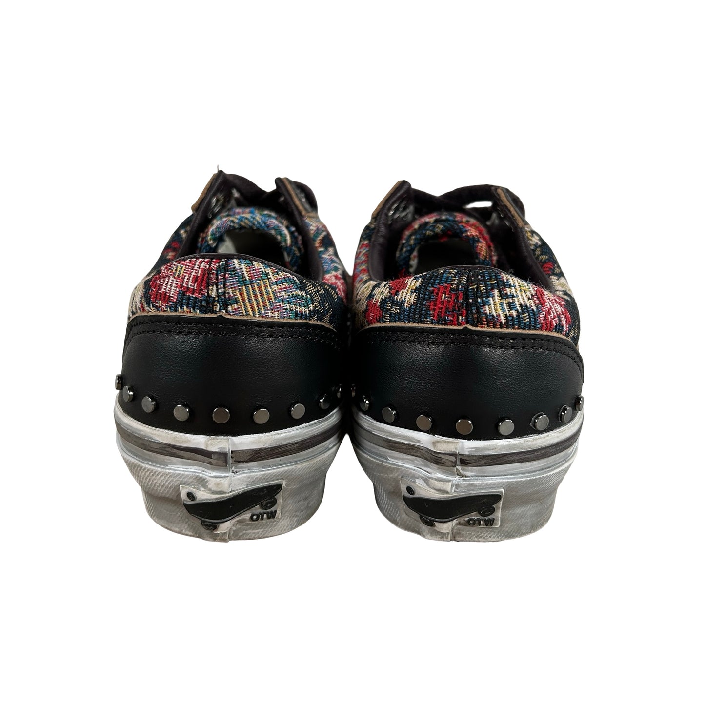 VN000D2GBLA Vans OTW Old Skool 36 Vibram Floral Rivets Black [USED] - 6 M (Used)