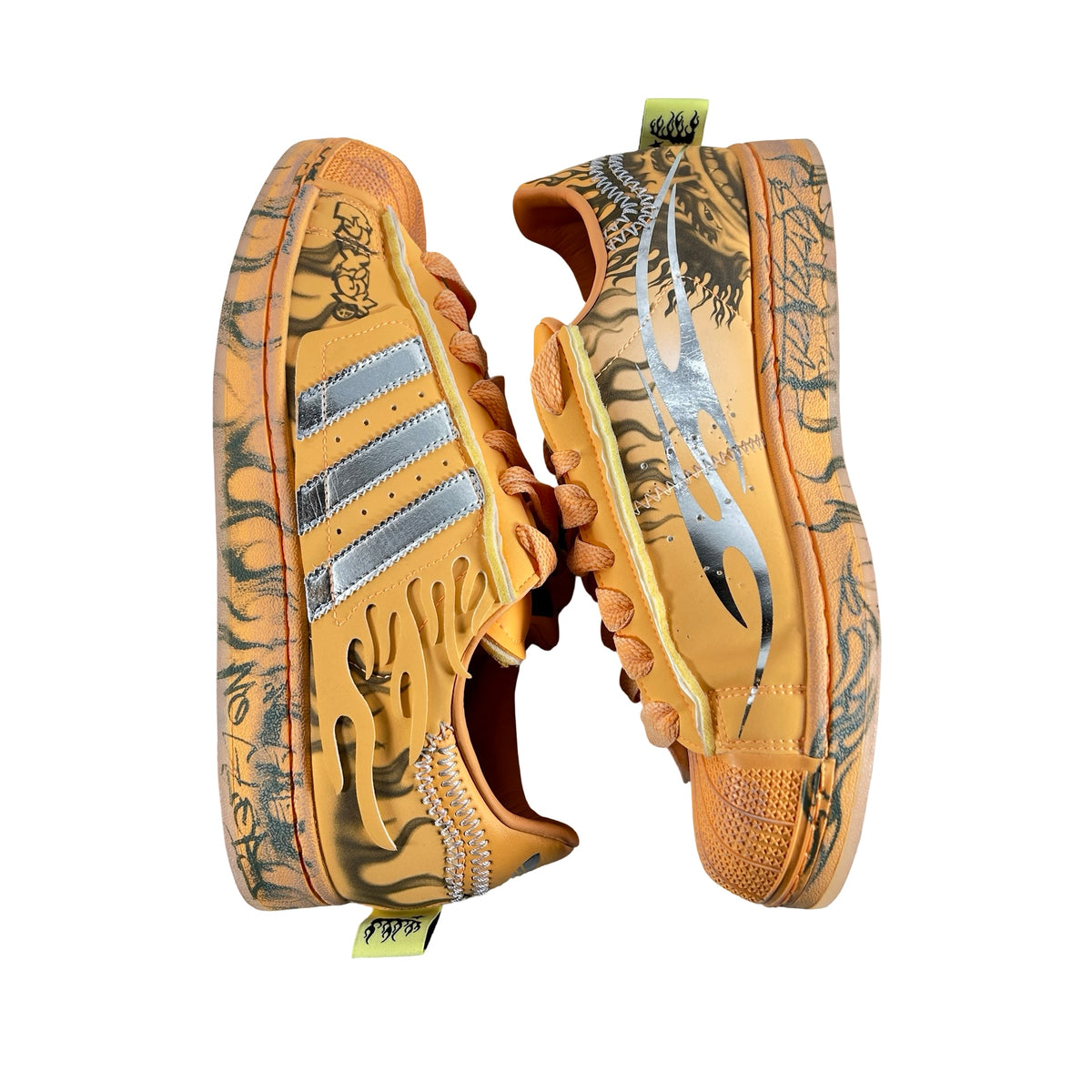 LA1501 adidas Superstar Hellstar Hazy Orange [USED] - 9 M (Used)