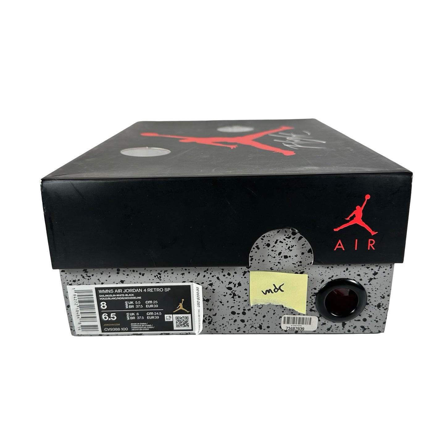 CV9388 100 Jordan 4 Off-White Sail [USED] - 8 W (VNDS)