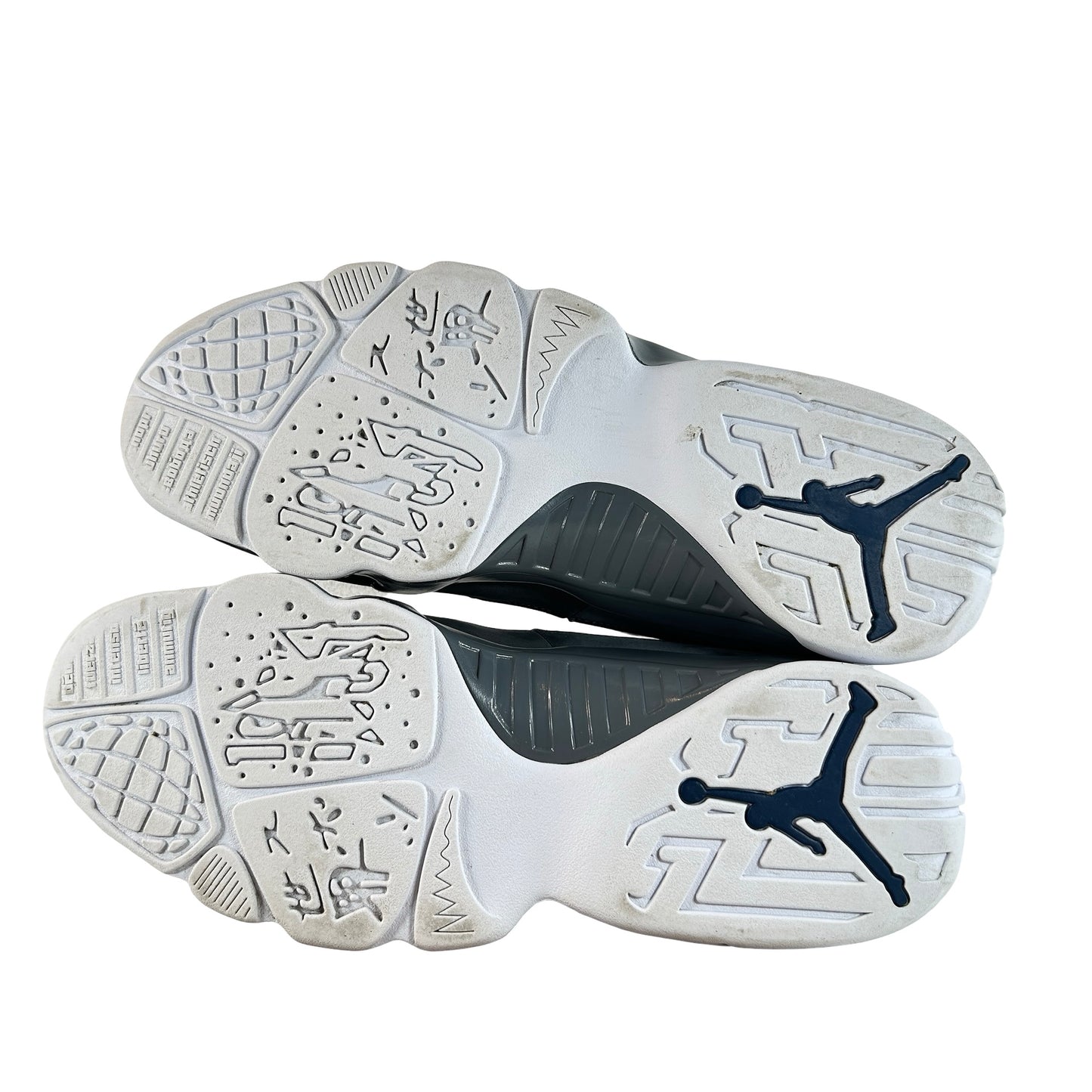 HV4794 100 Jordan 9 Retro Flint Grey French Blue (2026) [USED] - 12 M (Used) (No Box)