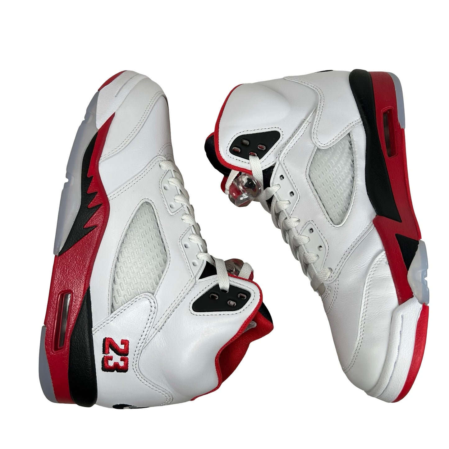 HQ7978 101 Jordan 5 Retro Fire Red Black Tongue (2025) [USED] - 7.5 M (Used2)