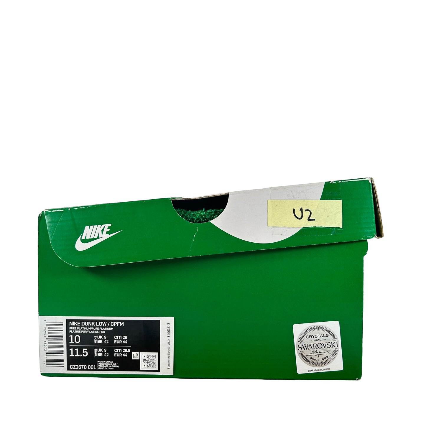 CZ2670 001 Nike Dunk Low CPFM Platinum [USED] - 10 M (Used2)