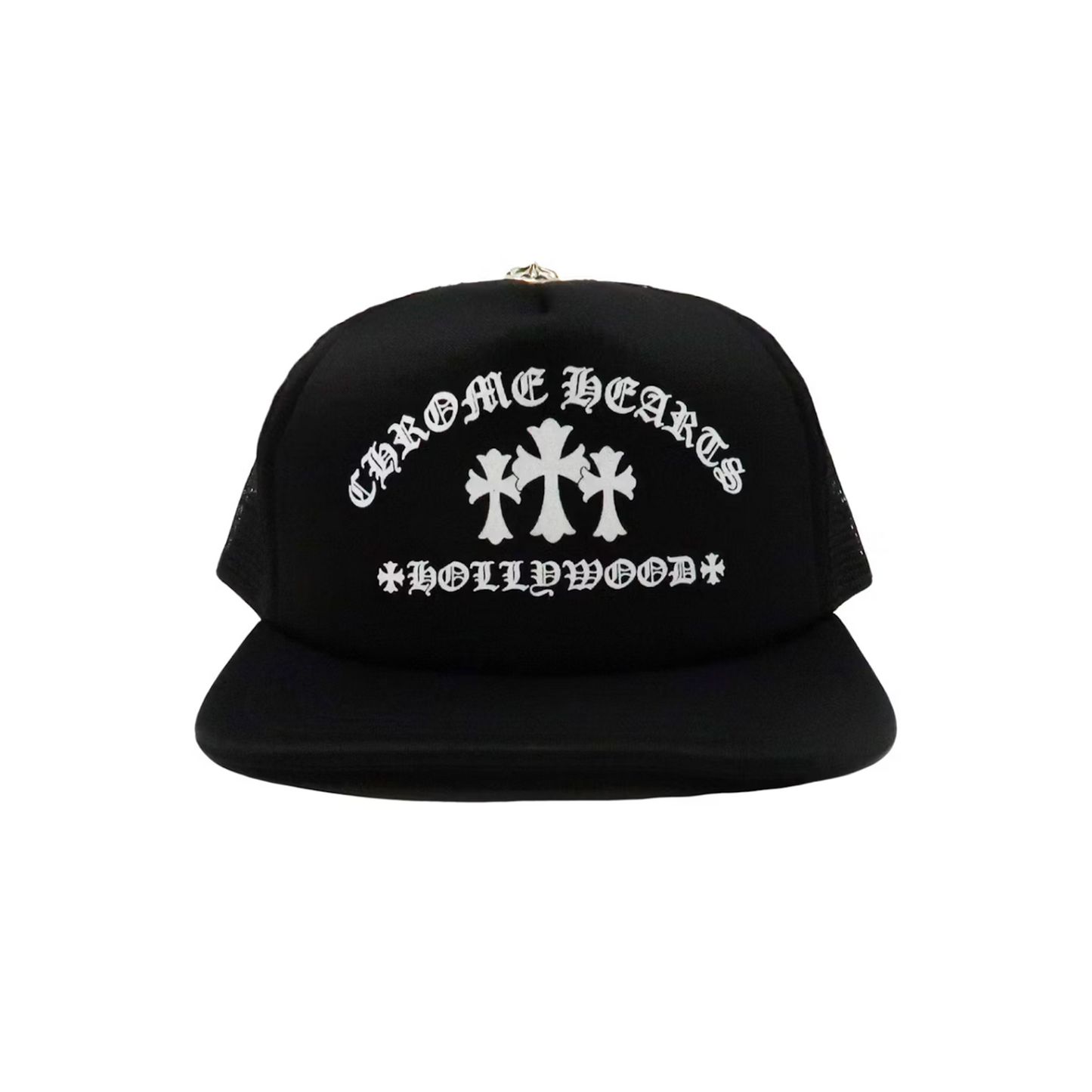 Chrome Hearts King Taco Trucker Hat Black/White [USED]