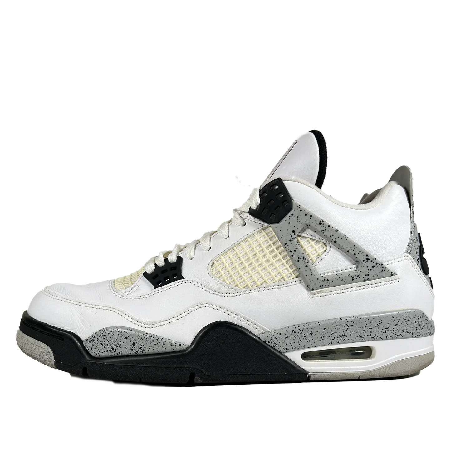 840606 192 Jordan 4 White Cement [USED] - 11 M (Used) (No Box2)