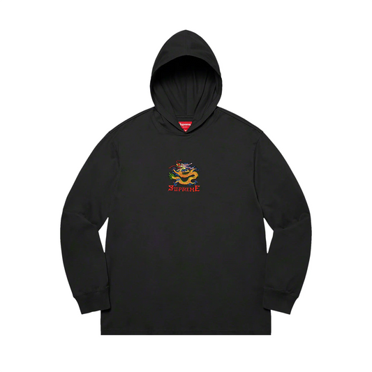 Supreme Dragon Hooded L/S Top Black
