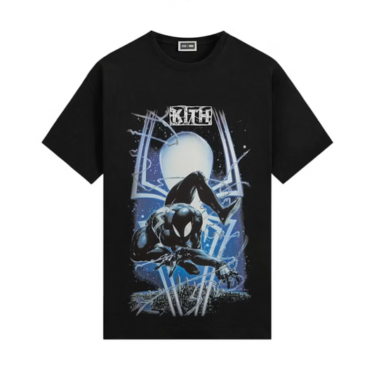 Kith x Marvel Symbiote Spiderman Vintage Tee Black