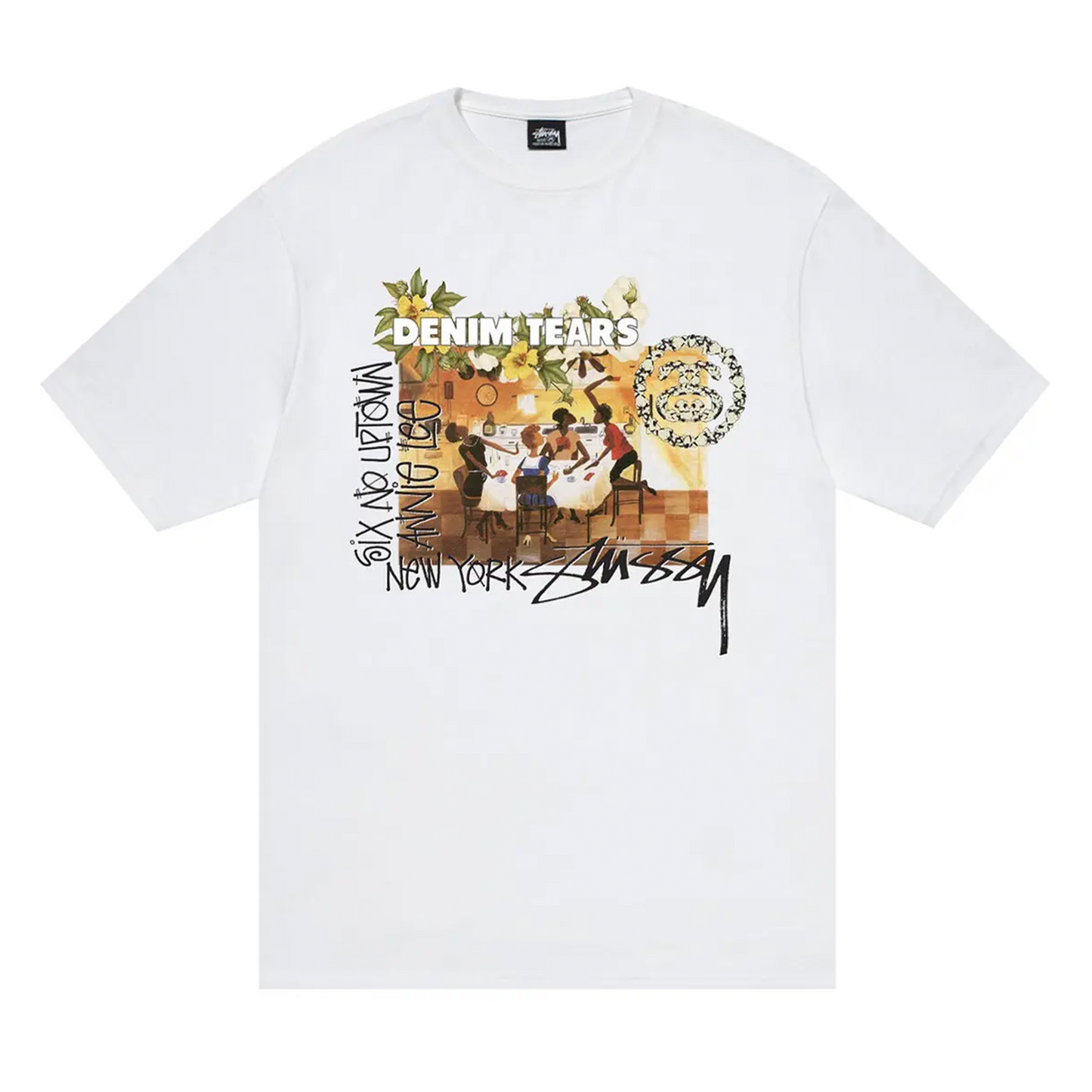Stussy x Denim Tears Annie Lee Tee 'White'