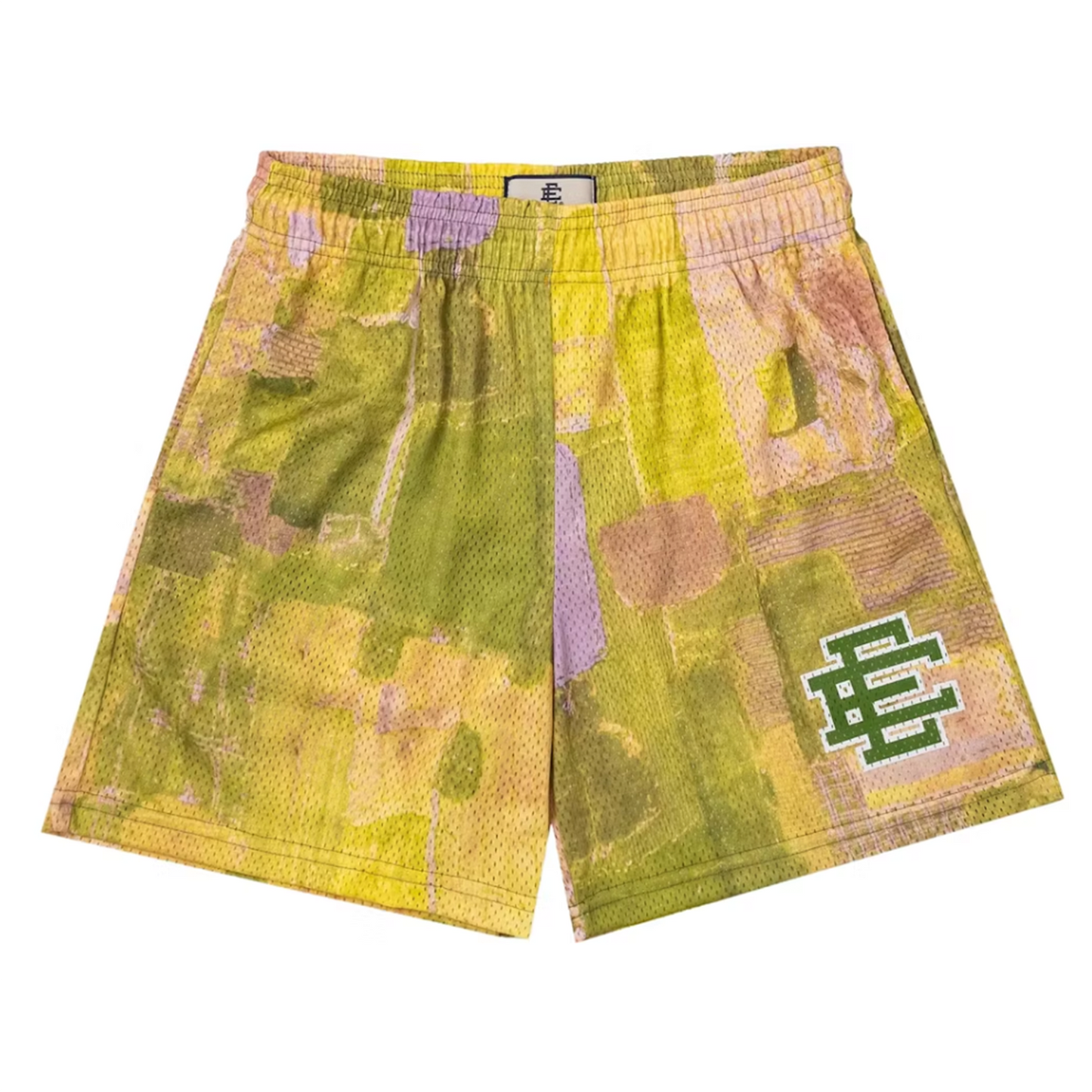 Eric Emanuel EE Basic Short Yellow Boro Patchwork