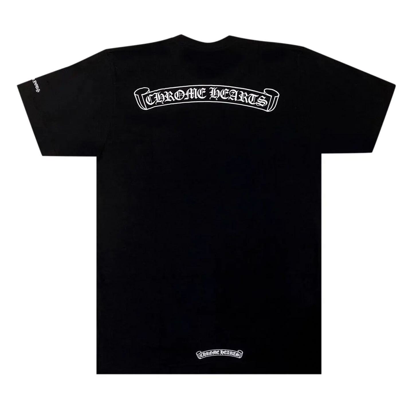 Chrome Hearts Scroll Logo T-shirt Black
