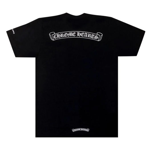 Chrome Hearts Scroll Logo T-shirt Black