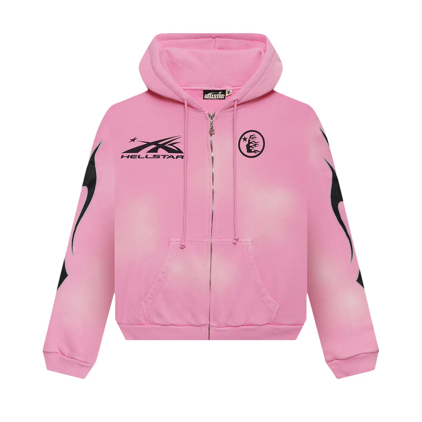 Hellstar x Complex Sports Flame Zip-Up 'Pink'