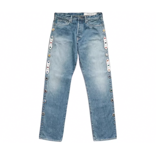 Kapital 14 Oz Denim 5P Monkey Cisco Gemstone Pants [USED] - 36 (Used)