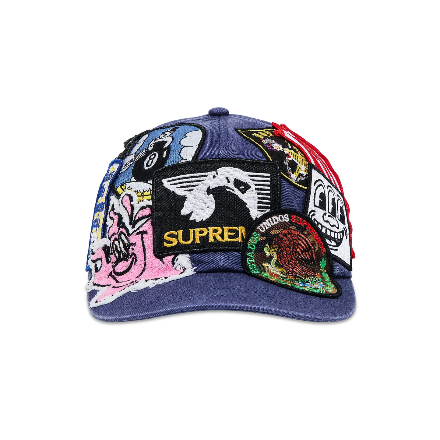 Supreme Patches 6 Panel Navy