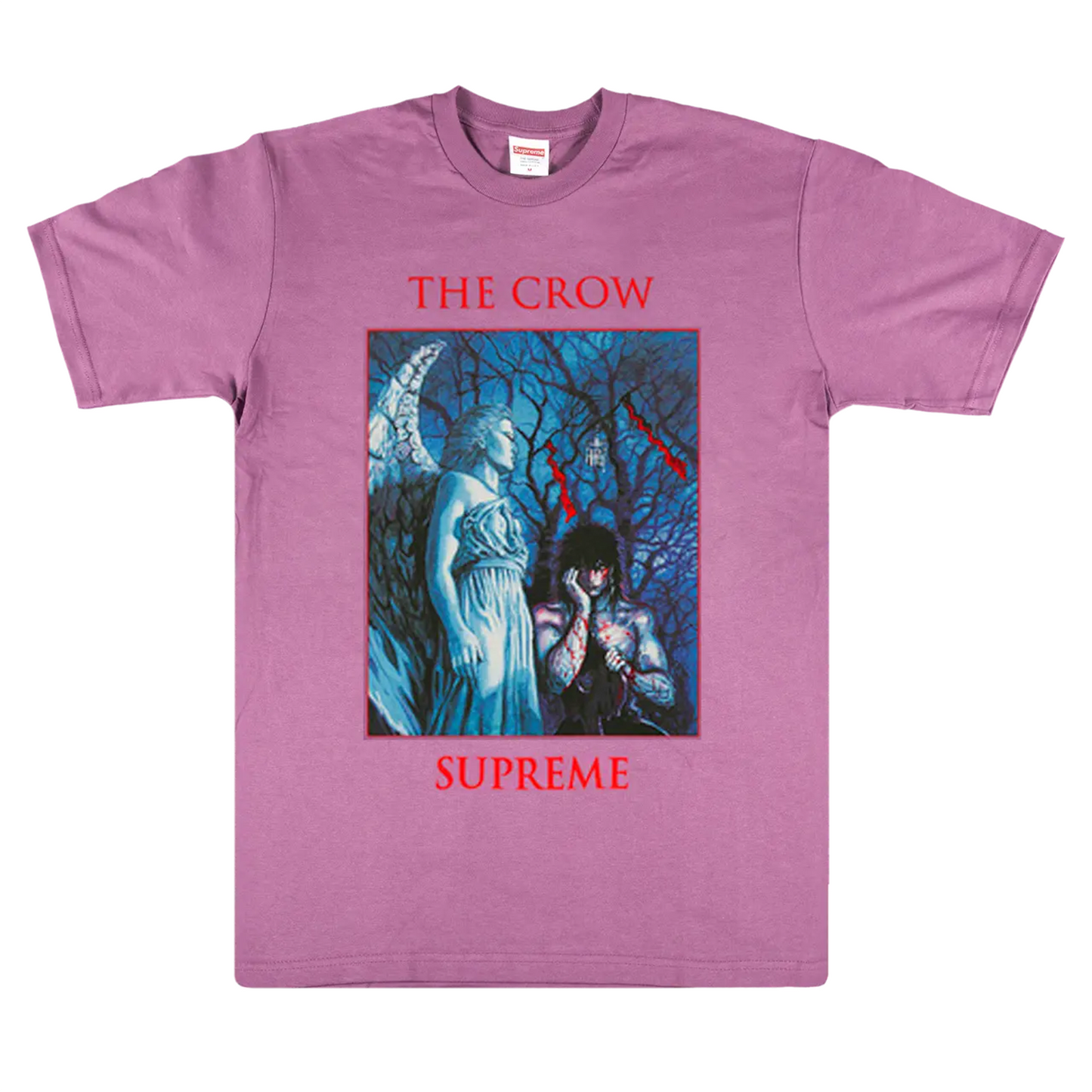 Supreme x The Crow Tee Plum