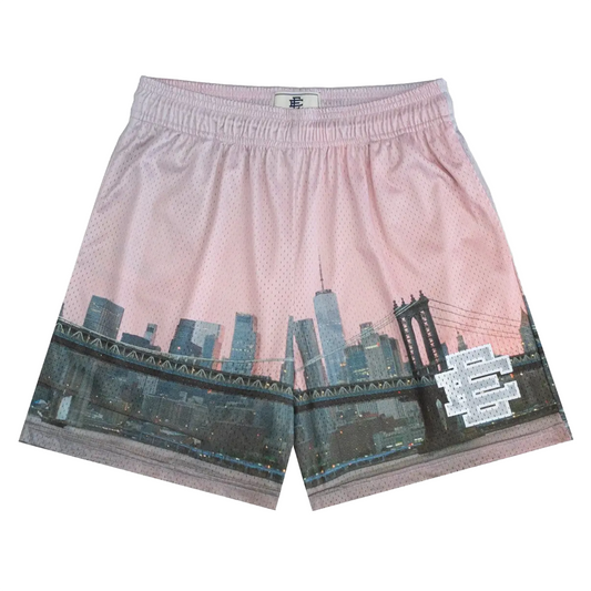 Eric Emanuel EE Basic/Core Short Brooklyn Bridge Skyline/Silver