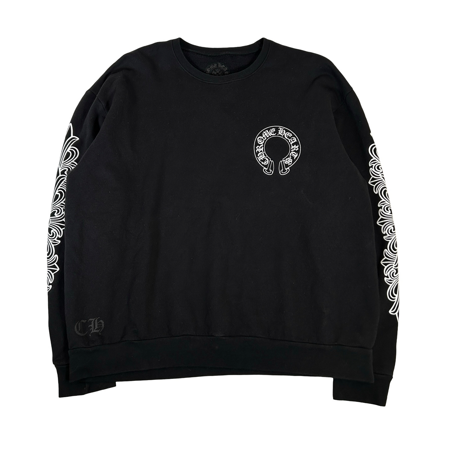 Chrome Hearts Horseshoe Crewneck Black [USED] - L (Used)
