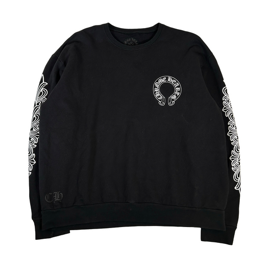 Chrome Hearts Horseshoe Crewneck Black [USED] - L (Used)