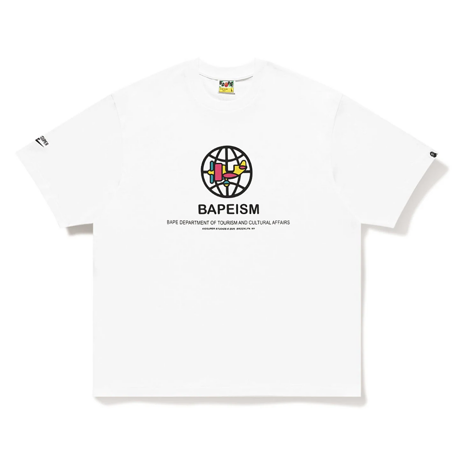 Bape x KidSuper Bapeism Logo Tee White - XL
