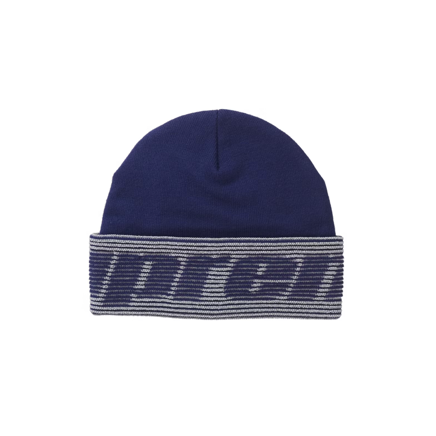 Supreme Reflective Jacquard Beanie Navy
