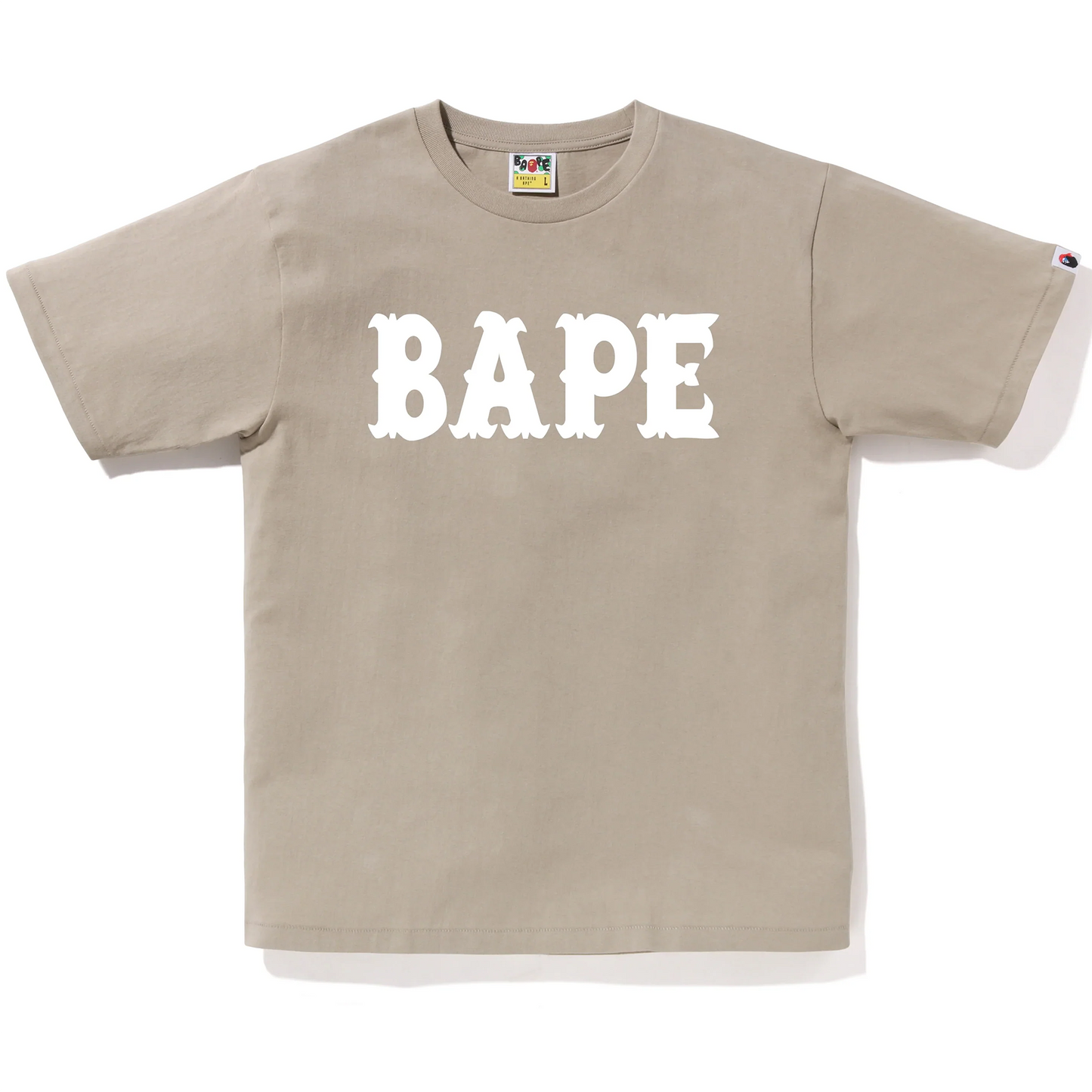 Bape A Bathing Ape US Pirate Store Beige Tee