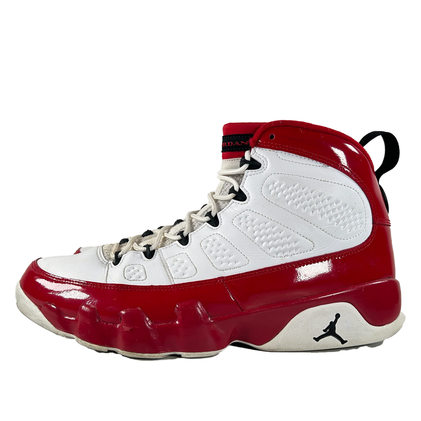 302370 160 Jordan 9 Retro White Gym Red [USED] - 11 M (Used)