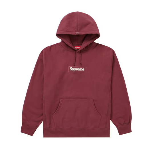 Supreme Box Logo Hooded Sweatshirt (FW21) Plum [USED] - M (Used)